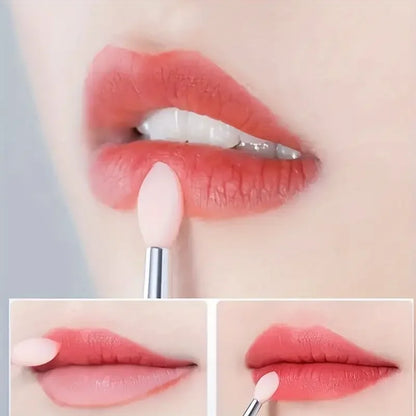 1/3/5PCS Portable Silicone Lip Brush With Cover Soft Multifunctional Lip Balm Applicator Lipstick Lipgloss Makeup Brushes Beauty World Shop