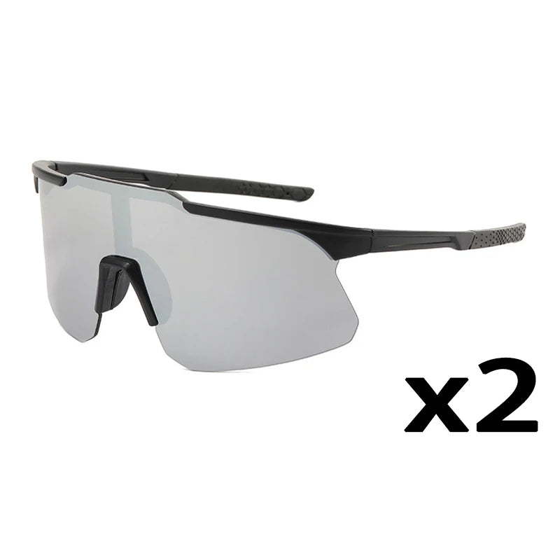 1/2/8pcsPolarized Cycling Sunglasses Outdoor Sport Cycling Riding Running Skiing Goggle Windproof Fishing Eyewear for Men Women Beauty World Shop