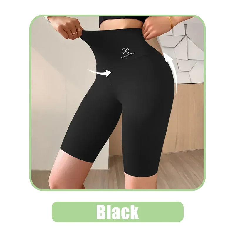 M-XL pantalones cortos deportivos para mujer, nuevos pantalones cortos para ciclismo, trotar, Fitness, cintura alta, Pues cortos Beauty World Shop