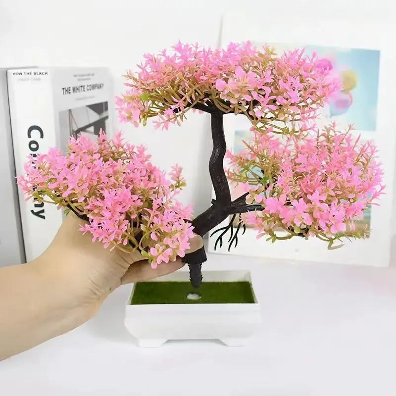 New artificial tree bonsai simulation plant bonsai garden dining table home bedroom decoration outdoor fake plant decoration Beauty World Shop
