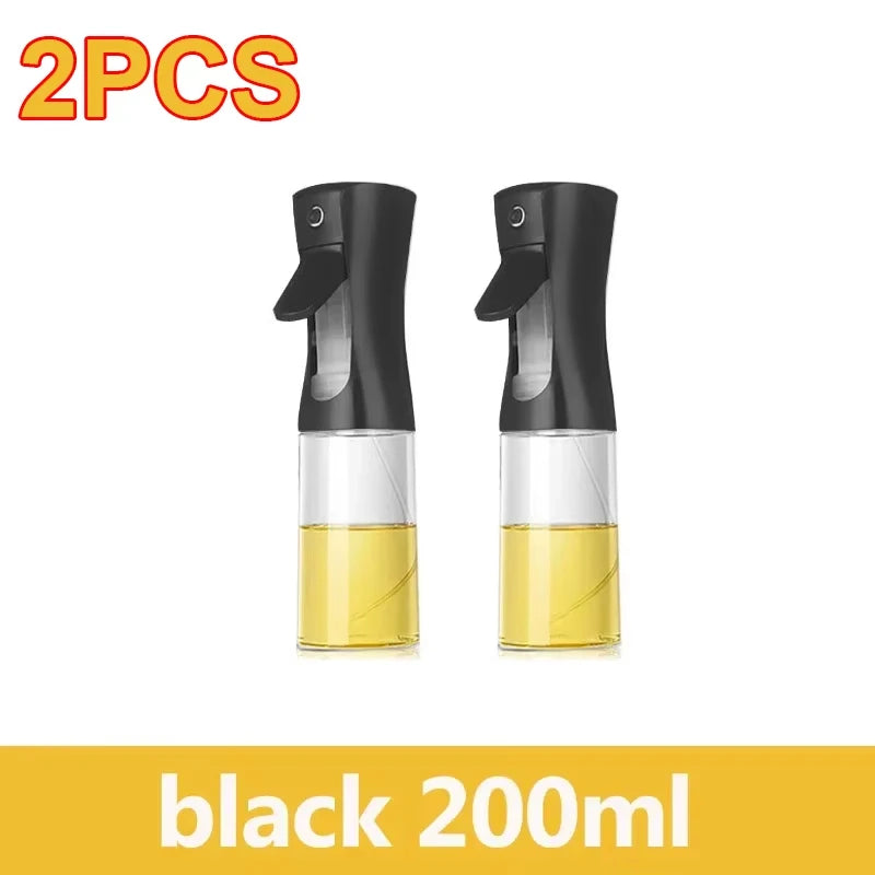 200/300/500ml Oil Spray Bottle BBQ Cooking Olive Oil Sprayer Plastic Baking Oil Spray Empty Bottle Vinegar Bottle Or  Oil brush Beauty World Shop