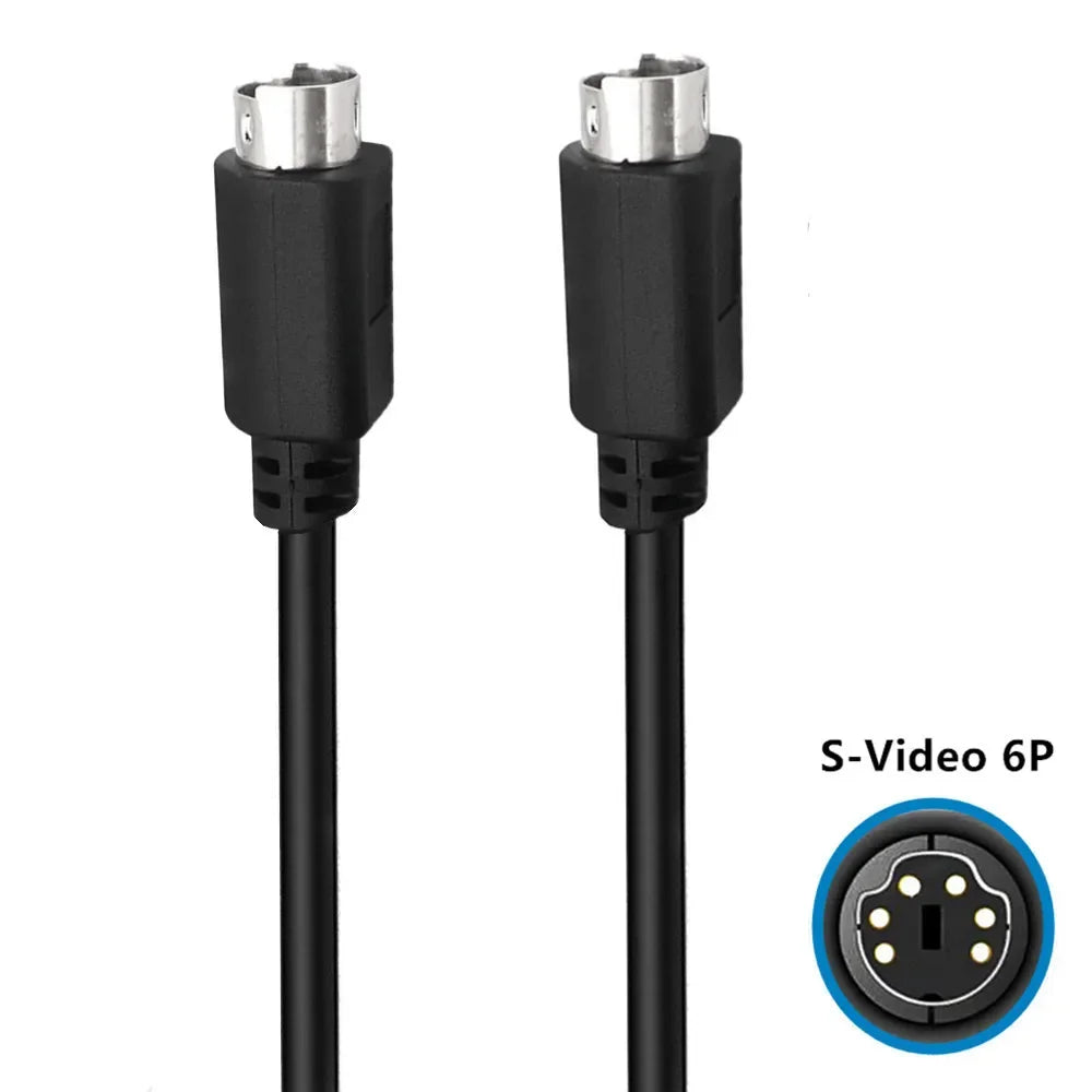 Mini DIN 6-Pin Adapter Cable 6 Pin  PS/2 PS2  Data Cable Male to Male to Female Straight and Elbow Mini DIN 6Pin