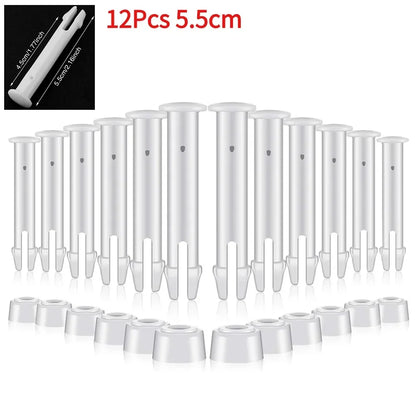 12/24Pcs Replacement Plastic Pool Joint Pins for Intex Round Metal Frame Pools with Rubber Seals Lock Set Swimming Pool Parts Beauty World Shop