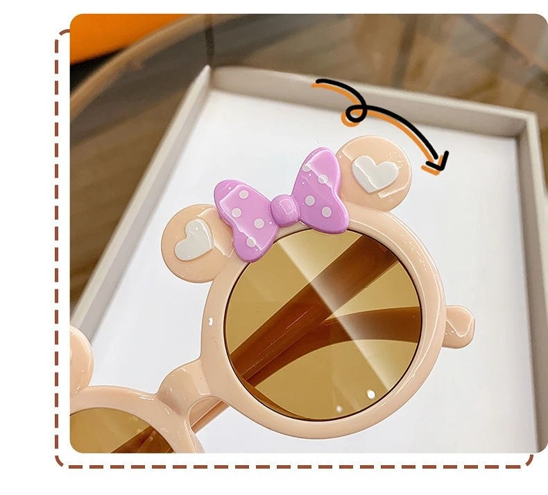New Children Cute Cartoon UV400 Sunglasses Boys Girls Colors Outdoor Kids Sun Protection Sunglasses Baby Sport Shades Glasses Beauty World Shop