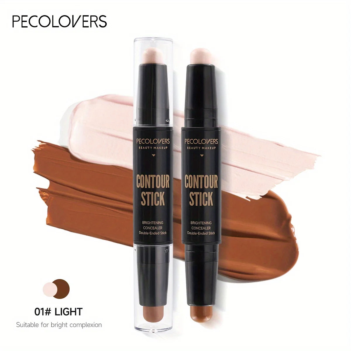Contouring Stick with Double-headed Concealer Highlighter for Three-dimensional Nose Bridge Shadow V Face High Nose Bridge Beauty World Shop