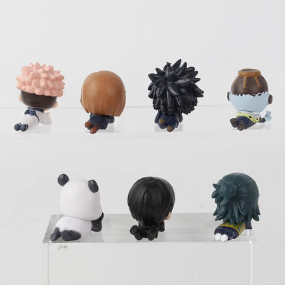 7pcs/set Jujutsu Kaisen Satoru Gojo Itadori Yuji Megumi Kugisaki Sukuna Geto Suguru Anime Figure Toys Cute Doll Collection Model Beauty World Shop