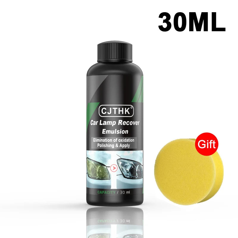 Car Headlight Restoration Polishing Kits Headlamp Scratch Remover Repair Cleaning Paste Remove Oxidation Headlight Polish Liquid Beauty Fashion