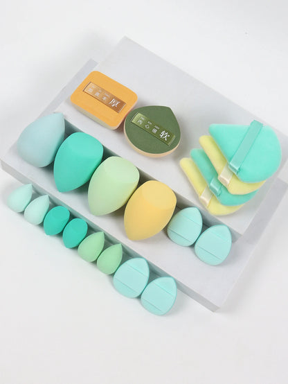 20 Pcs Pink Makeup Sponge and Makeup Puff Set Suitable for Face Cream and Powder Concealer Powder Makeup Machine Beauty World Shop