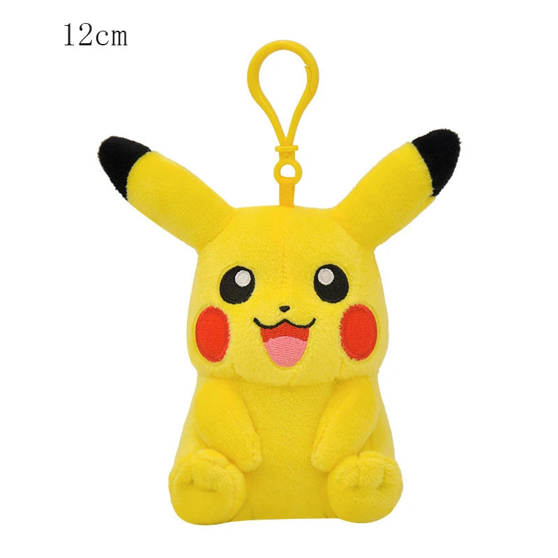 Pikachu Plush Keychain Cartoon Toys Charmander Psyduck Squirtle Snorlax  Doll Kids Kawai Toy Gift 12Cm Beauty World Shop