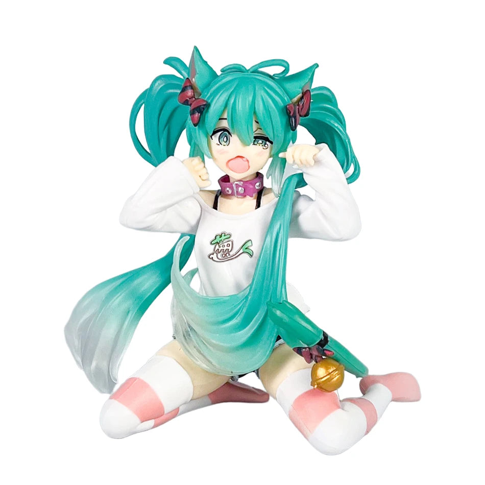 New 12-20cm Desktop Cute Hatsune Miku Kwaii Style Anime Figure Toys PVC Model Collector Doll Birthday Gift Beauty World Shop