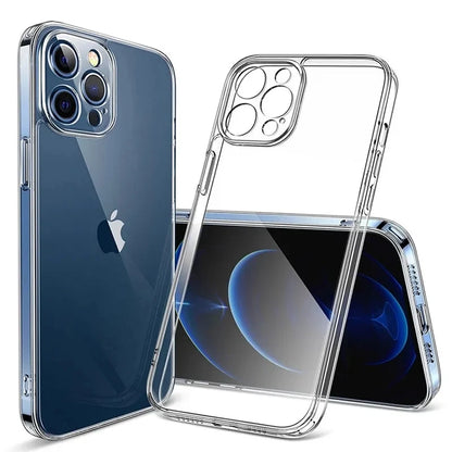 Transparent Soft TPU Silicone Case For iPhone 11 12 13 Mini 14 15 Pro Xs Max X XR 8 7 6 6s Plus SE 2020 2022 Clear Back Cover Beauty World Shop