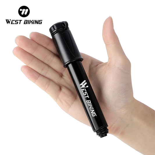 WEST BIKING Mini Bike Pump 100PSI Schrader Presta Valve MTB Road Cycling Pump Aluminum Alloy Bicycle Hand Air Pump Tire Inflator Beauty World Shop