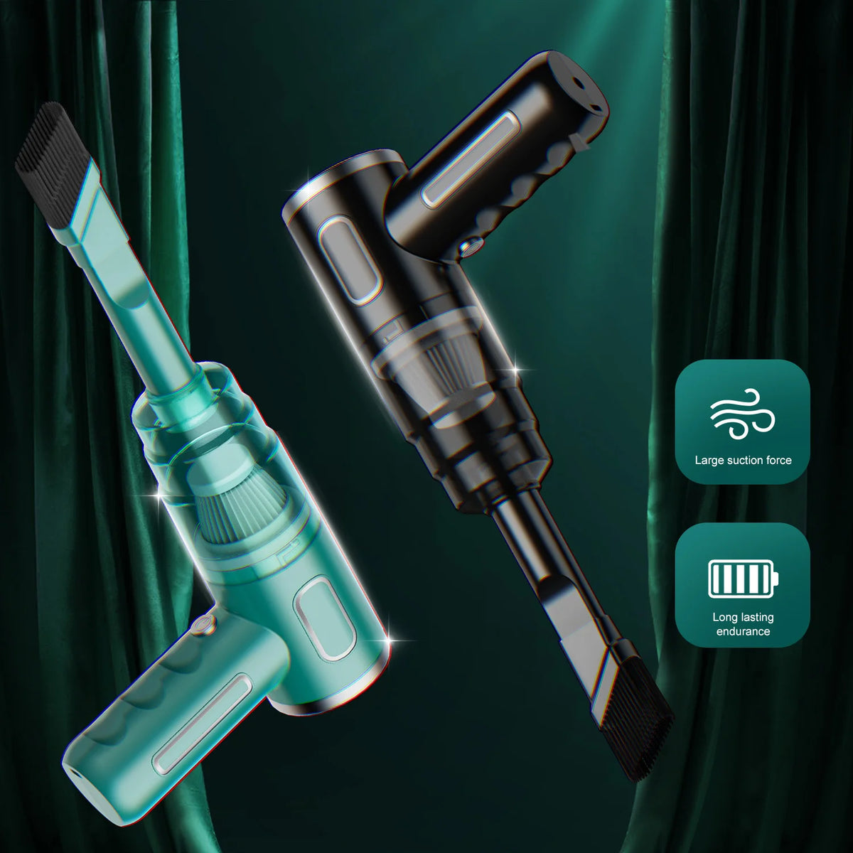 ABS Car Vacuum Cleaner Portable Powerful Wireless Vacuum Cleaner Home Carpet Cleaner Home Appliance Mini Cleaning Machine Beauty World Shop