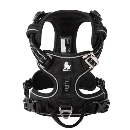 TRUE LOVE Pet Harness No Pull Nylon Reflective Dog Harness Adjustable Comfortable Control Step-in Brilliant Truelove TLH5654 Beauty World Shop