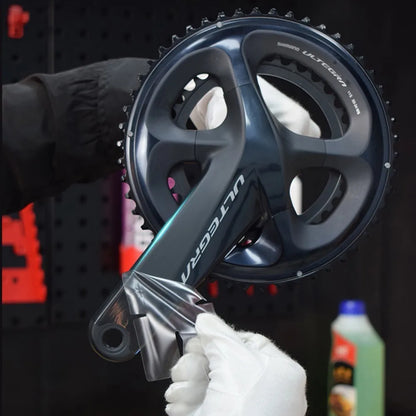 Bicycle Crank Protector Stickers Decals Road Bike Adhesive TPH Film For-SRAM/SHIMAN0 Cycling Crankset Protector Stickers Parts Beauty World Shop