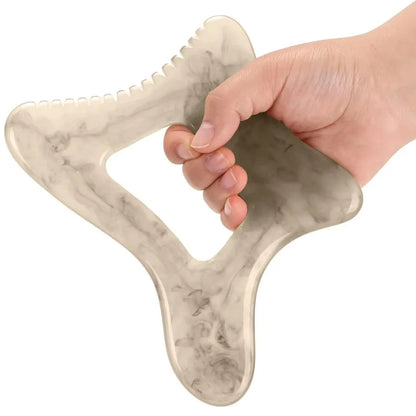 Large Resin Gua Sha Tool, Body Lymphatic Massage for Muscle Recovery & Circulation, Cellulite Massager for Legs Back Beauty World Shop