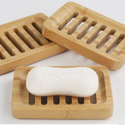 Bamboo Case Tray Wooden Prevent Mildew Drain Soap Box Natural Bamboo Dishes Bath Soap Holder Container Bathroom Washroom Tools Beauty World Shop