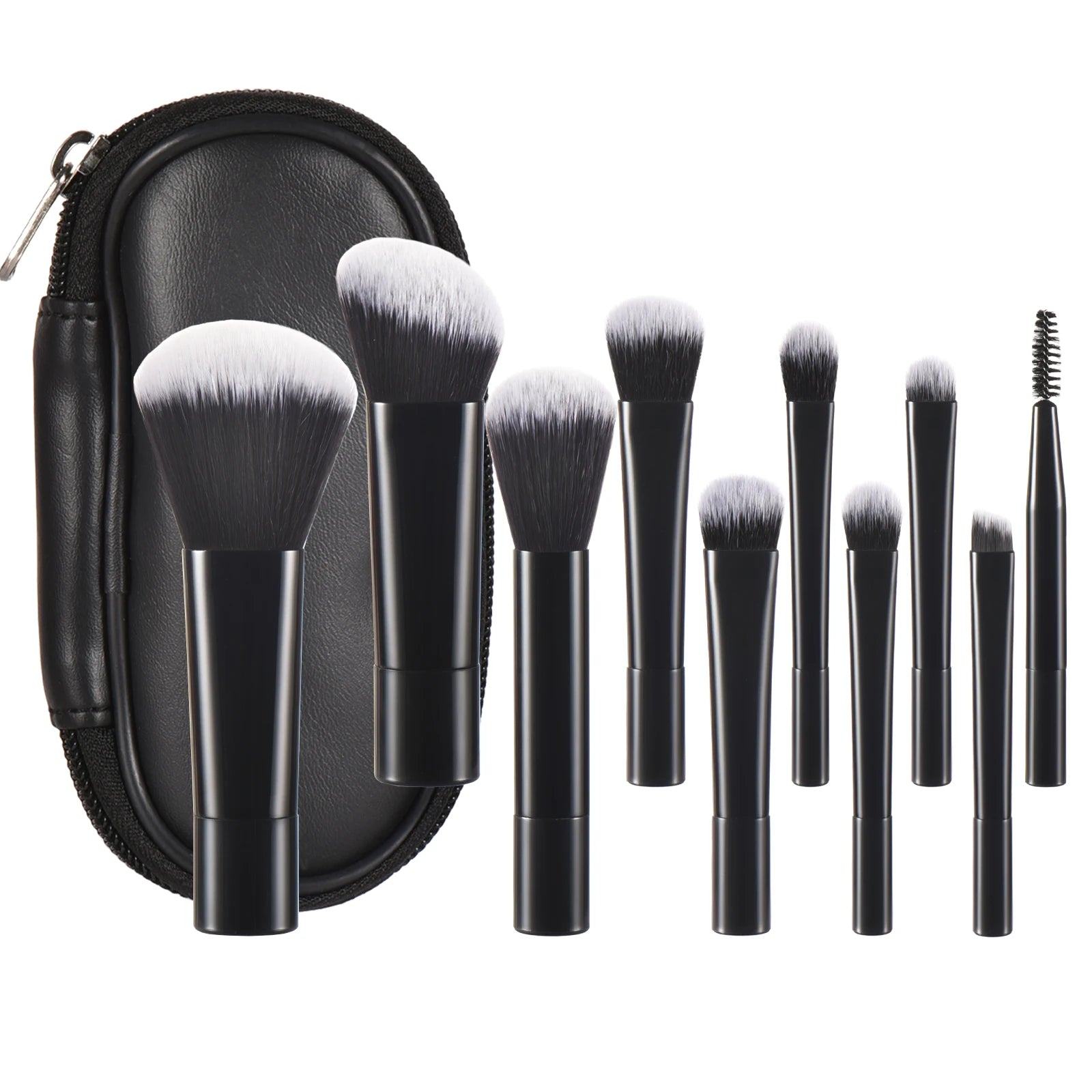 10 color Mini makeup brush Travel portable Makeup Tool Makeup Puff - Palm Brush Professional Makeup tool set Christmas gift Beauty World Shop