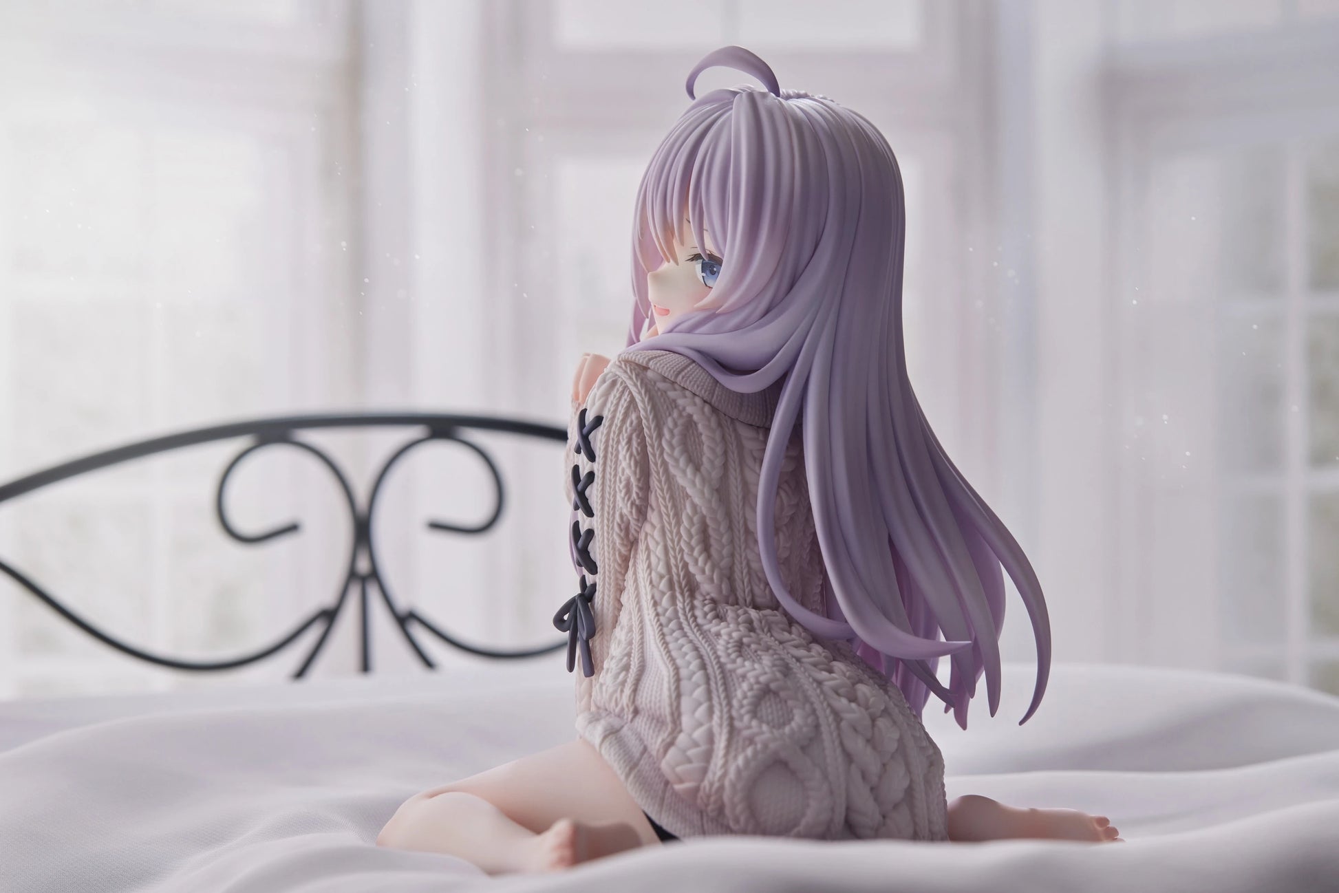 15cm The Journey of Elaina Anime Figure Knit Dress Witch Elaina Action Figure PVC Collection Model Doll Toys for Christmas Gifts Beauty World Shop
