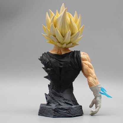 16.5cm Dragon Ball Majin Vegeta Bust Anime Action Figure Model Statue Collection Desktop Decoration Ornament Toys Boys Gifts Beauty World Shop