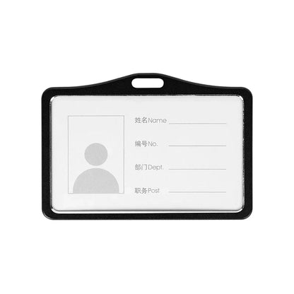 1 Pcs Aluminum Alloy Card Cover Case Bank Business Work Card Holder with ABS Retractable Badge Reel Credit ID Card Badge Bag Beauty World Shop