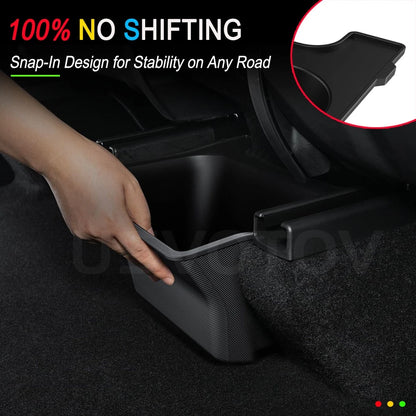 Rear Seat Storage Box for Tesla Model Y Juniper 2025 2026 Organizer Center Console Bins Backseat Trash Can Garbage Accessories Beauty World Shop