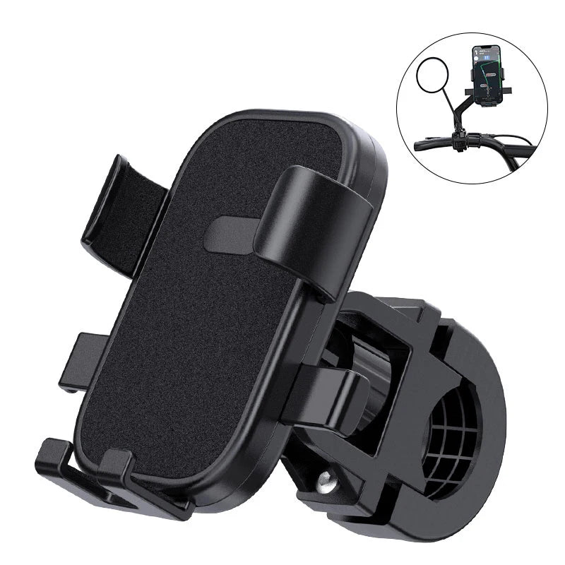 Anti-slip Phone Mount 360° Rotatable Adjustable Bike Phone Mount for Outdoor Cycling, Mountain Bike Accessories Beauty World Shop