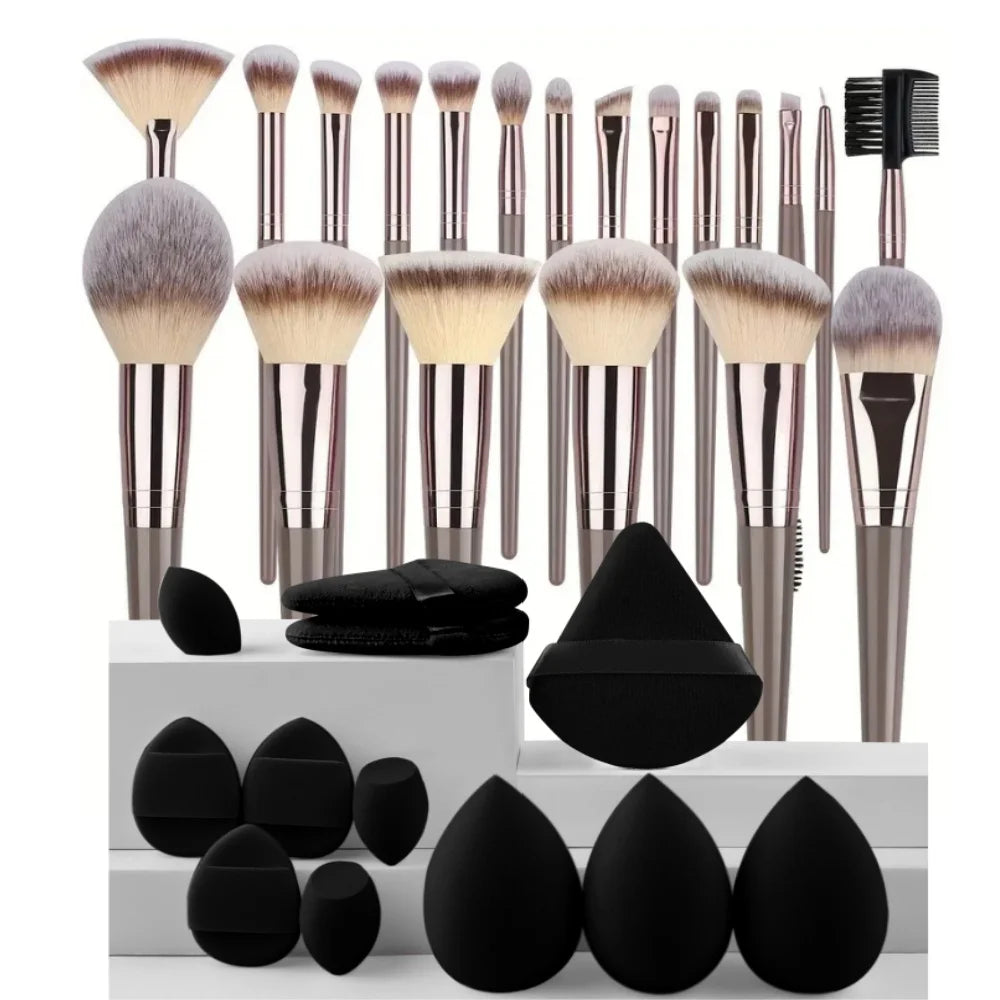 Professional 3-20PCS Makeup Brushes Set Soft Fluffy Foundation Eyeshadow Concealer Blending Blush Brush Kabuki Women Beauty Tool Beauty World Shop