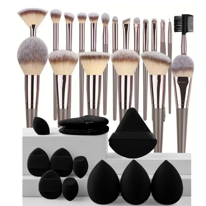 Professional 3-20PCS Makeup Brushes Set Soft Fluffy Foundation Eyeshadow Concealer Blending Blush Brush Kabuki Women Beauty Tool Beauty World Shop