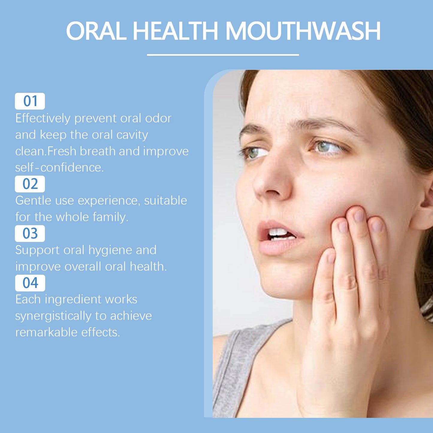 Gum Repair Drops Relieve Receding Gingival Swelling Gum Cleaning Care Oral Periodontal Hygiene Remove Yellow Remove Stain