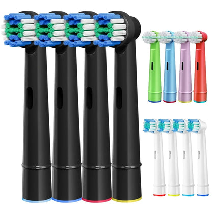 Replacement Toothbrush Heads Compatible with Oral B Braun Professional Electric Brush Heads 1000 1500 3000 6000 7000 7500 8000 Beauty World Shop