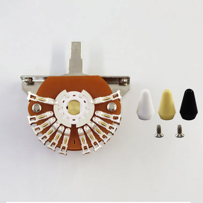 PHRILAM 3-Way 8-Legs 5-Way Electric Guitar Switch Metal Plastic with Screws 1pc Tip Switch Guitar Accessories Beauty World Shop