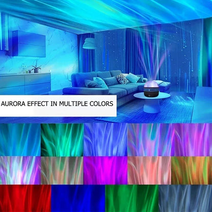 LED Starry Night Sky Projector Aurora USB Remote Control RGB Galaxy Light 7 Modes for Home Bedroom Game Room Party Decoration Beauty World Shop