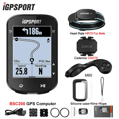 IGPSPORT BSC200 GPS Cycle bike Computer Wireless Speedometer Bicycle Digital ANT+ Route Navigation Stopwatch Cycling Odometer Beauty World Shop