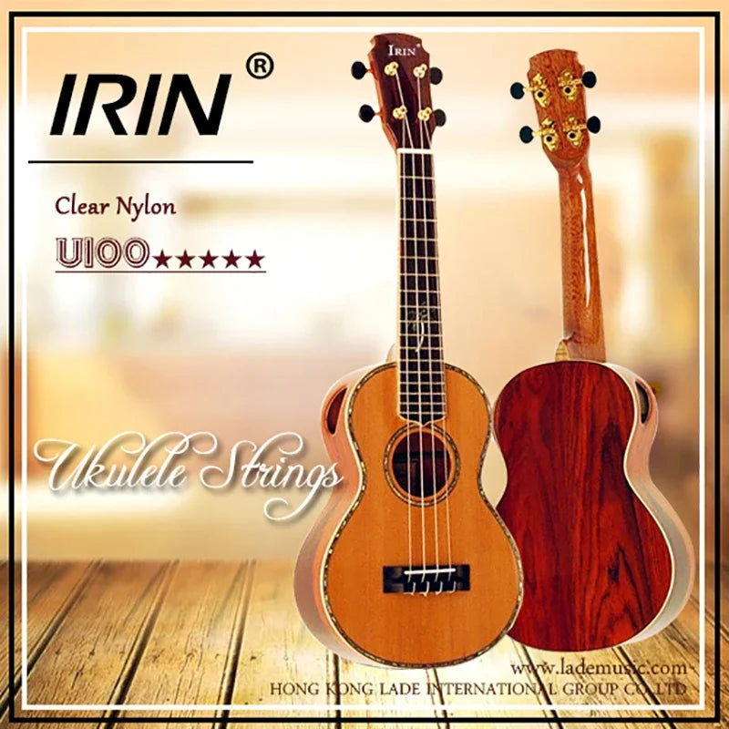 IRIN Professional Ukulele Strings Black Clear Nylon Strings Colorful Ukulele Strings Stringed Instrument Parts Accessories Beauty World Shop