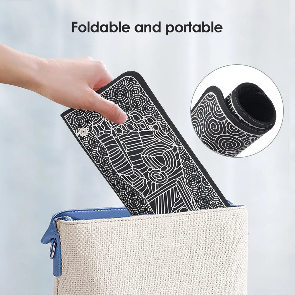 EMS Foot Massager Pad Relief Pain Relax Feet Acupoints Massage Electric Muscle Stimulation Improve Blood Circulation Relax Feet Beauty World Shop