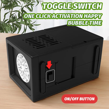 10 hole fully automatic bubble blowing handheld electric bubble machine toy outdoor birthday without battery and bubble water Beauty World Shop