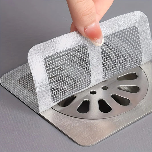 Floor Drain Sticker, Insect-proof Self-adhesive Bathroom Hair Filter Net, Sewer Filter, Kitchen Anti-blocking Mesh Net Beauty World Shop