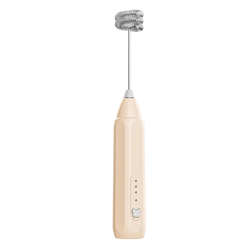 MINI Coffee Frother USB Rechargeable 3 Speeds Foam Maker Coffee Milk Mixer Electric Handle Blender Egg Beater Hot Cooking Tools Beauty World Shop