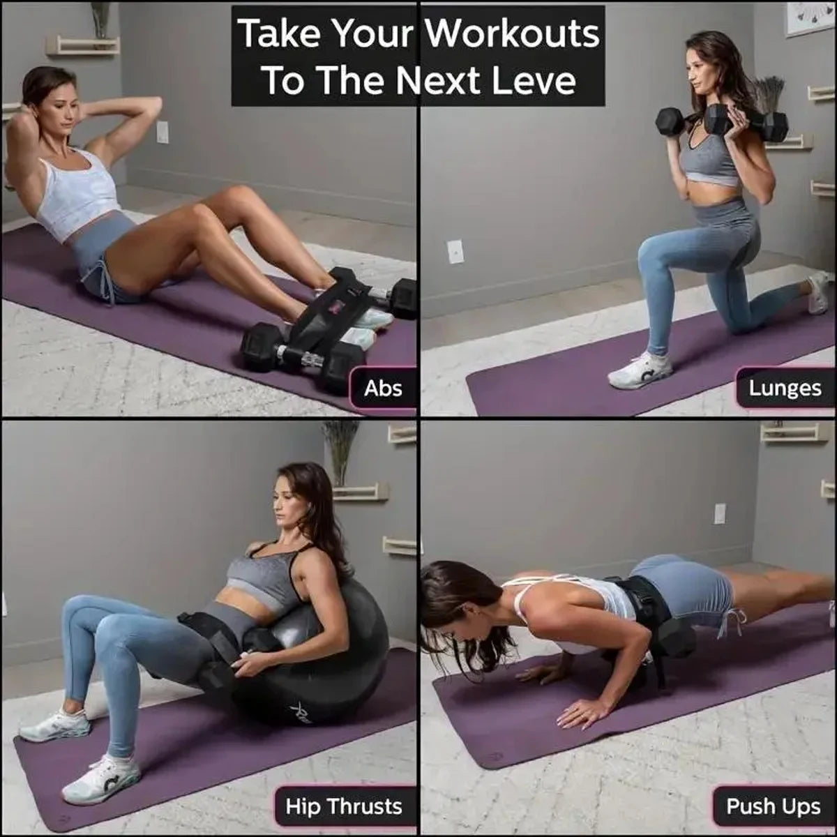 Adjustable Weighted Waist Belt, for Home Workouts, Dumbbell Training & Hip Shaping, Home Gym Fitness Equipment Beauty World Shop