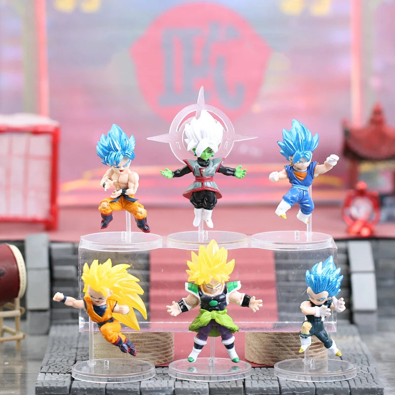 Dragon Ball Z Super Saiyan Son Goku Son Gohan Vegeta Broly Piccolo Majin Buu Action Figure Set Anime Figurines Model Gifts Toys Beauty World Shop