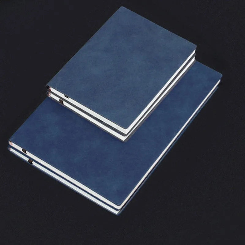 A5 A6 Sheepin Notebook Leather Office Journal Diary Notepad Stationery Student Class Lined NoteBook 160 Pages/240 Pages Beauty World Shop
