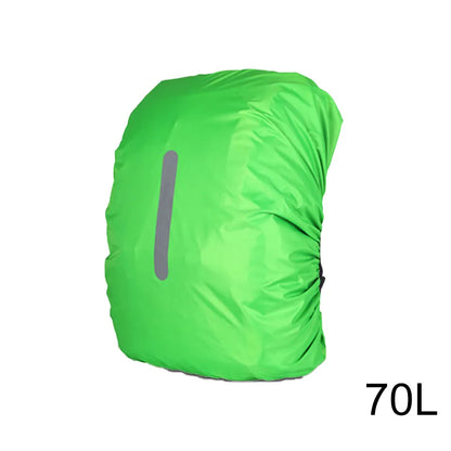 KoKossi 20L-80L Backpack Rain Cover Mountain Climbing Reflective Outdoor Waterproof Bag Camping Hiking Bag Dust Cover Woman Men Beauty World Shop