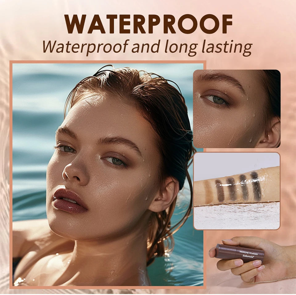 Waterproof Hairline & Root Concealer Pen – Instant Grey Coverage with Easy Blend Powder Stick for Normal Hair Beauty World Shop