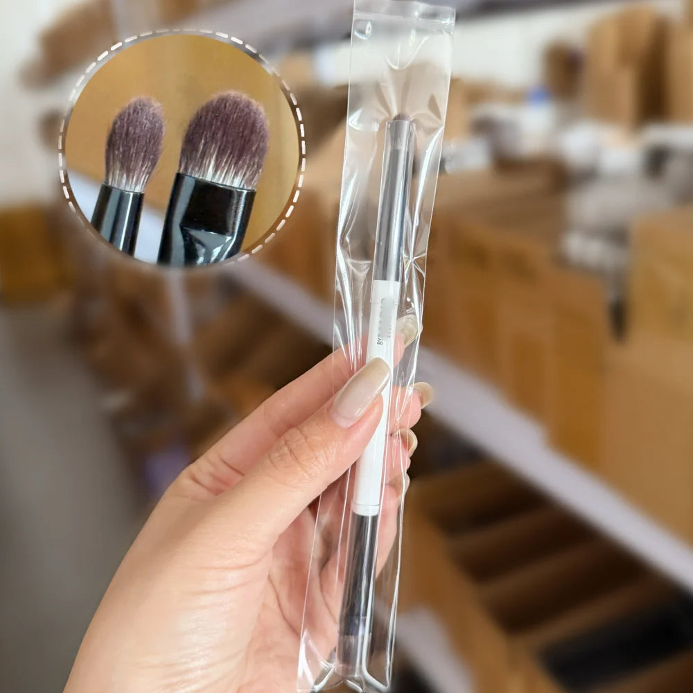F4 Dual-Ended Foundation Face Brush Double-ended Powder Blush Contour and Eyeshadow Concealer Makeup Brushes Beauty World Shop