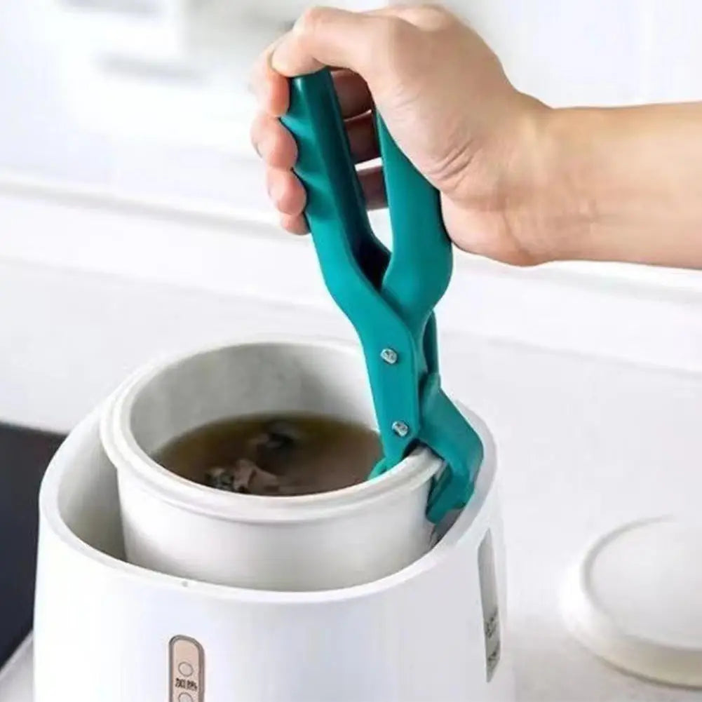 Anti-Scalding Dish Plate Gripper Clips Tongs Clamp Holder for Moving Hot Plate or Bowls Out from Pot Microwave Oven 1/2pcs Beauty World Shop