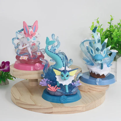 Pokemon Eeveelution Espeon Sylveon Glaceon Leafeon Vaporeon Umbreon Flareon Anime Figure Model Blind Box Toys Birthday Gifts Beauty World Shop