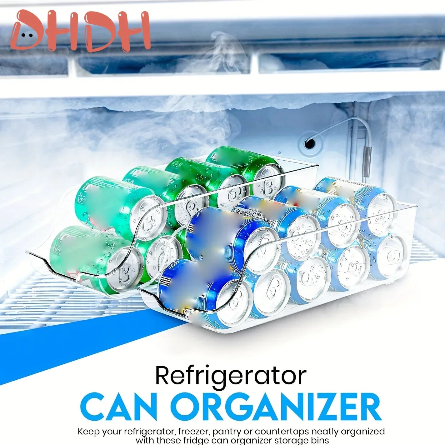 Refrigerator Storage Box Fridge Organizer Kitchen Storage Cans Soda Cans Storage Cans Basket Storage Containers Pantry Organizer Beauty World Shop