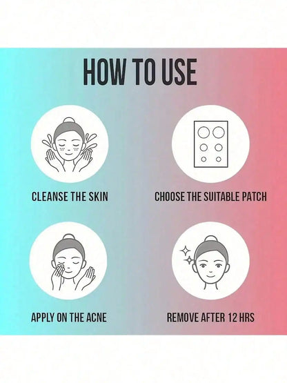 36pcs Hydrocolloid Acne Patches - Absorb Pus & Oil, Reduce Redness, Invisible Fit for All-Day Wear Beauty World Shop