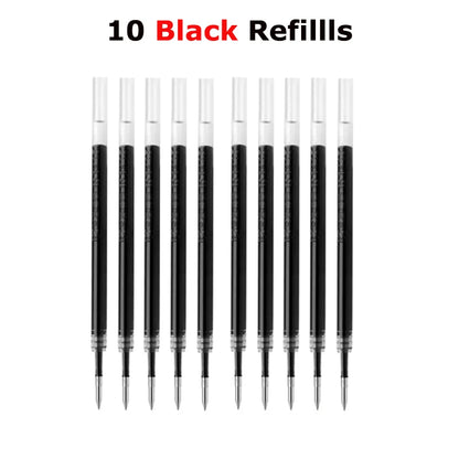 KACO Gel Pens Press Signature Pen Stationery Metal Pen Clip 0.5mm Black Ink Quicking Drying Large Capacity 800M Smooth Writing Beauty World Shop